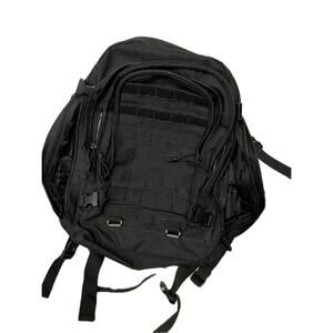 Highland Outdoor Tactical Black Canvas Backpack XL